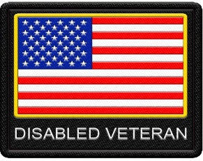 Disabled Veteran Patch - USA Service Animal Registration