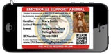 Emotional Support Vest w/ Handle Deluxe Registration Package ($250 Value) New Item - USA Service Animal Registration