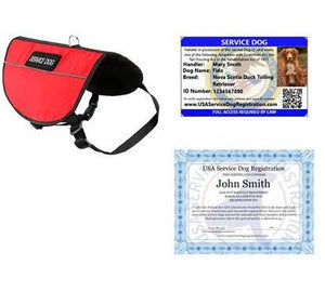 Service Dog Basic Registration Package - USA Service Animal Registration